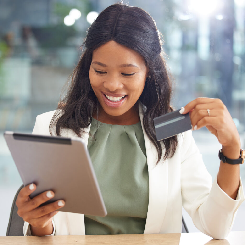 black woman credit card and online shopping on ta 2023 01 11 22 41 05 utc